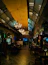 Cozy interior of Levrai Restaurant with warm lighting and traditional Tunisian decor.
