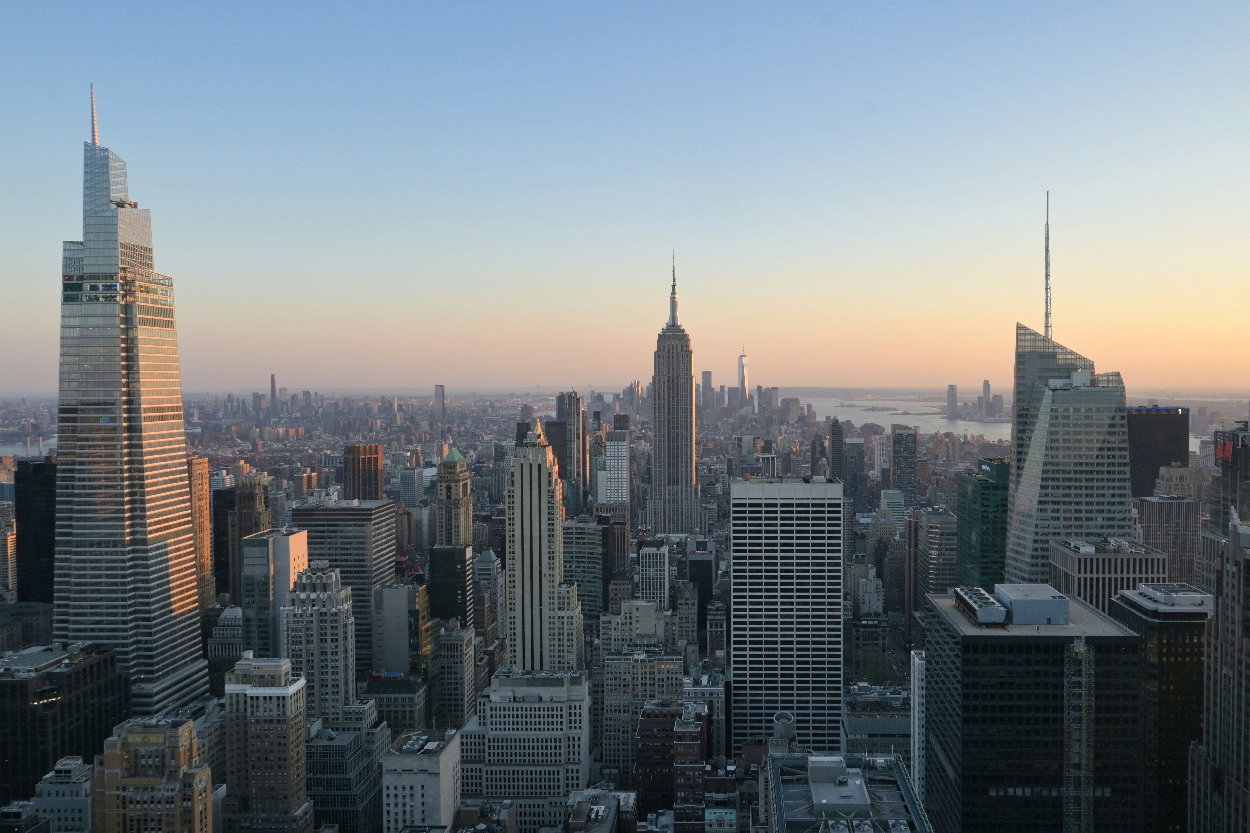View of Empire State Building from Top of the Rock