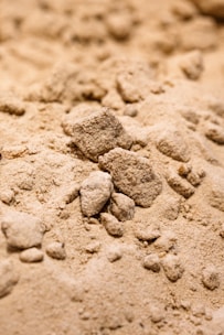 A close-up of a pile of clean, fine sand ready for delivery.