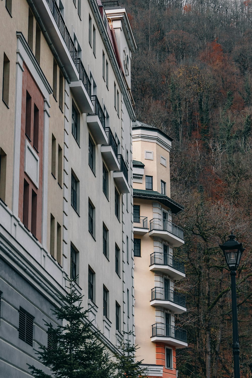 a couple of buildings that are next to each other