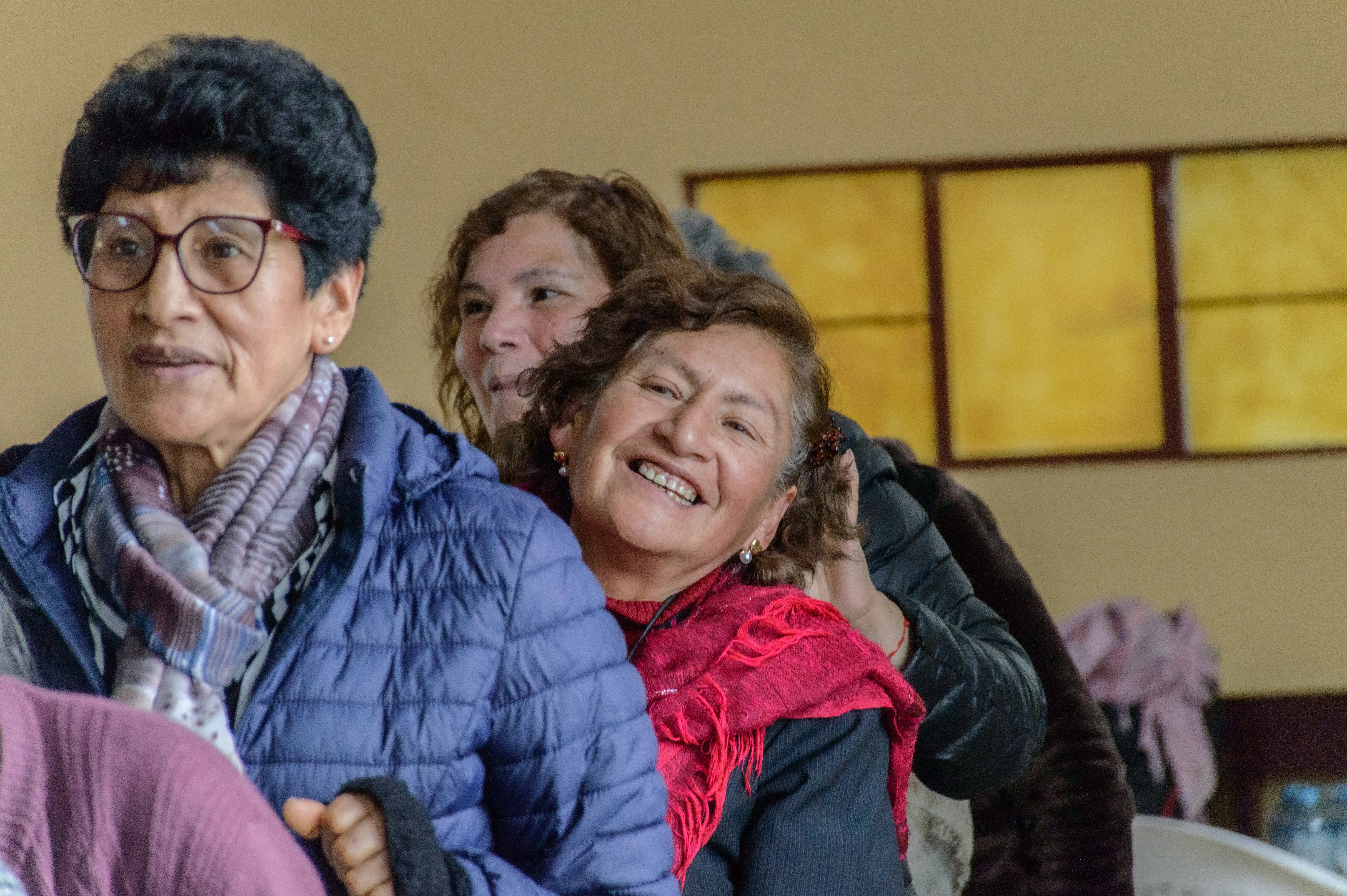 Group of old and young black, white, chinese and indian men and women