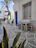 A serene outdoor setting on Mallorca showing a quiet corner for meditation.