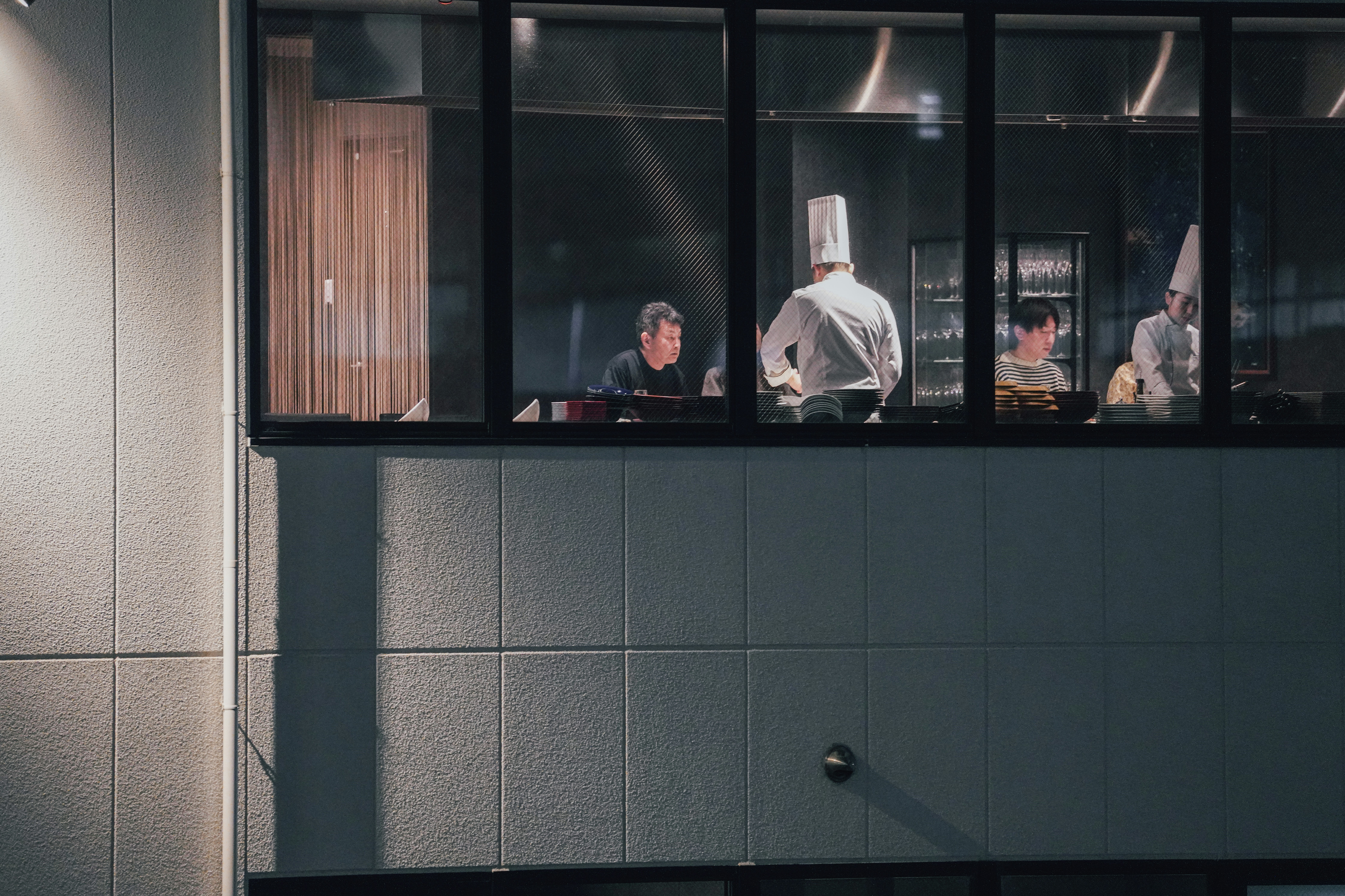 Behind the scenes of a TV cooking competition kitchen - top chef in the world