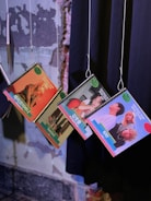 A close-up of Korean language books and materials.