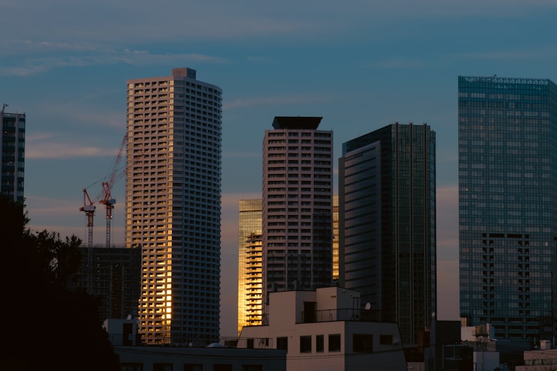 秋田市中心部 3LDK マンション外観