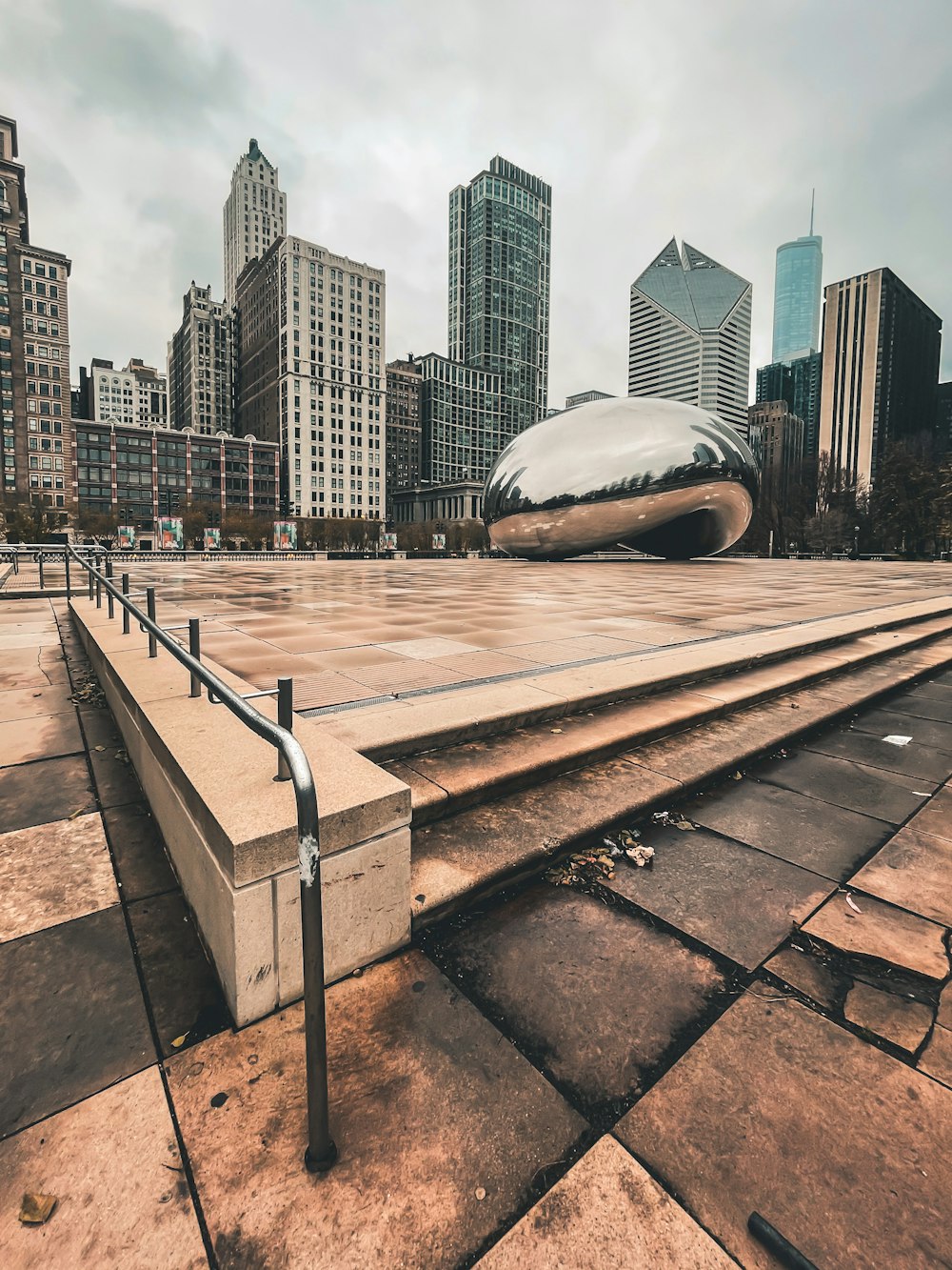 a large metal object sitting on top of a roof