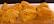 Neatly arranged nests of fresh, yellow pasta sit on a wooden surface, ready for cooking.