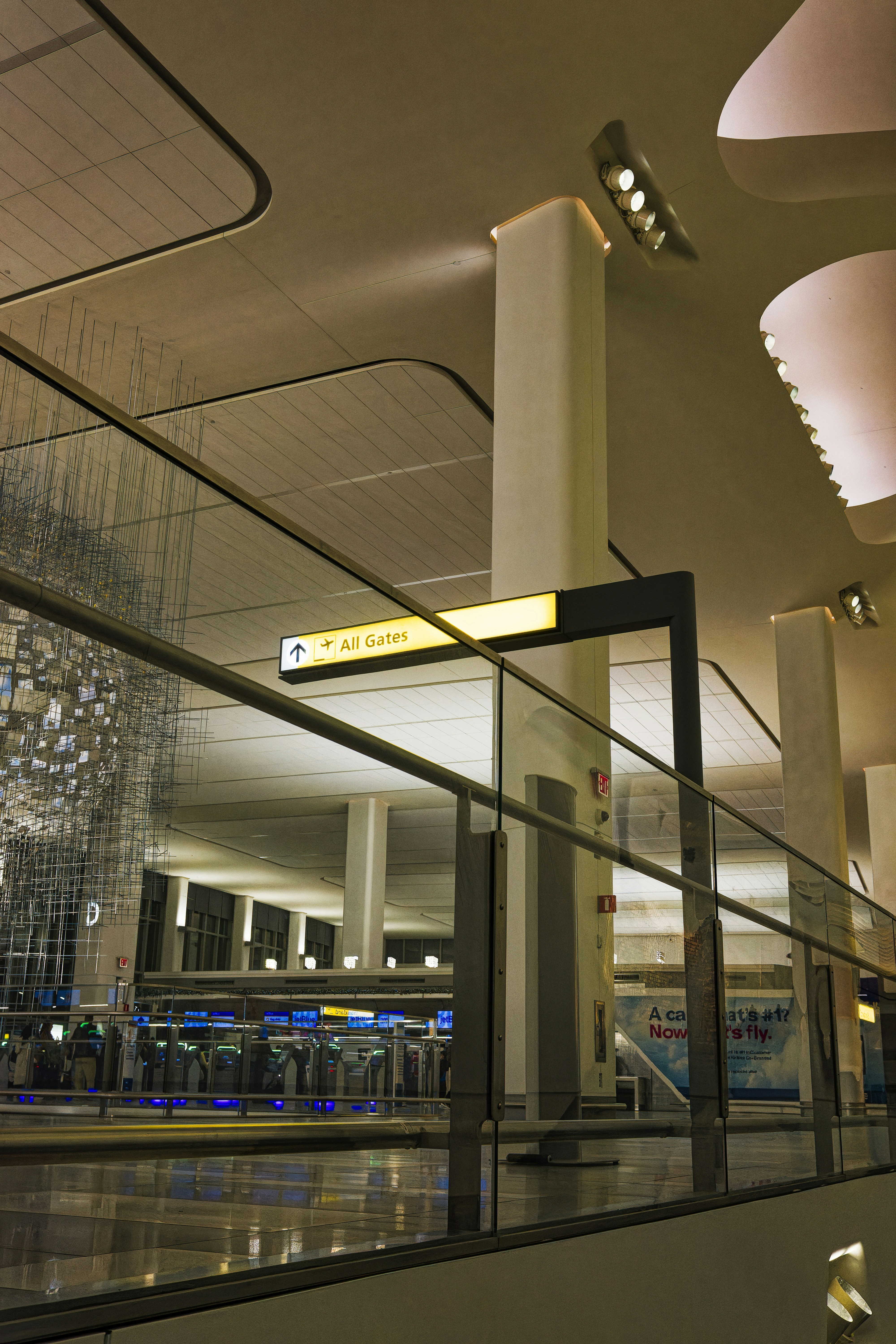 a large building with a sign on the side of it