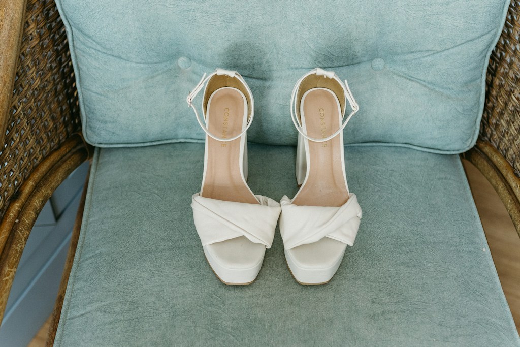 Cream Suede Clogs