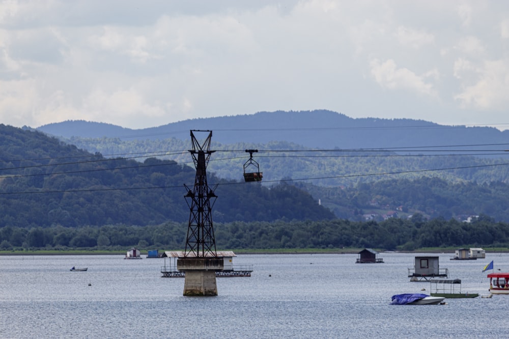 a bunch of boats that are in the water