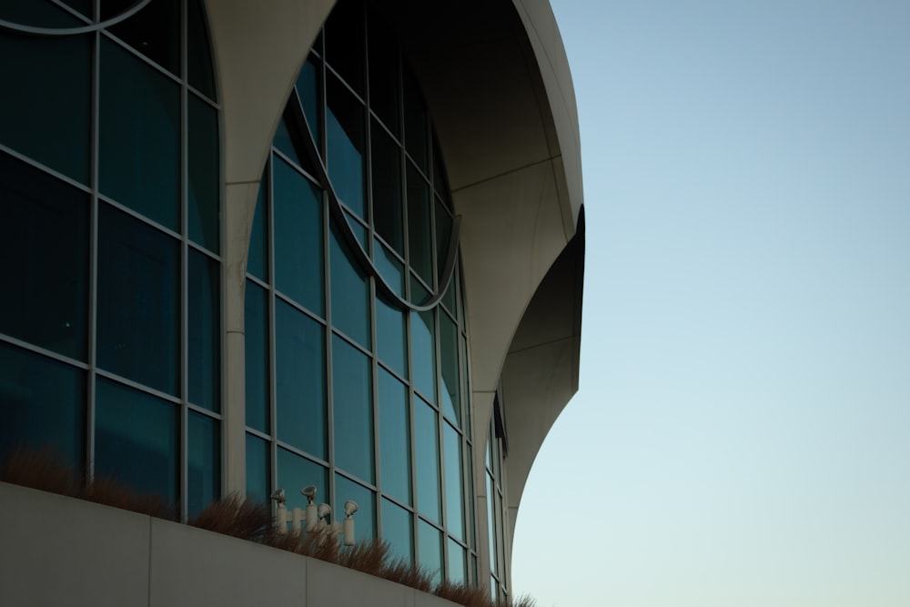 a building that has a clock on the side of it