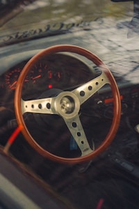 Leather Steering Cover