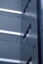 Contemporary building exterior showcasing sleek facade design and clean lines.
