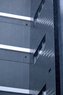 Modern commercial building exterior with sleek architectural design.