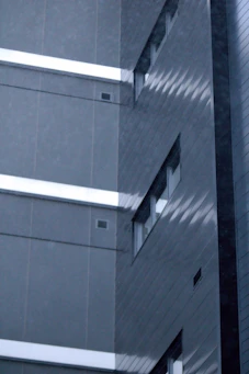 Exterior view of a freshly renovated commercial building with contemporary finishes.