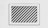 A rectangular, white air vent is mounted on a white wall. The vent has diagonal slats that create a dynamic pattern of shadows and light.