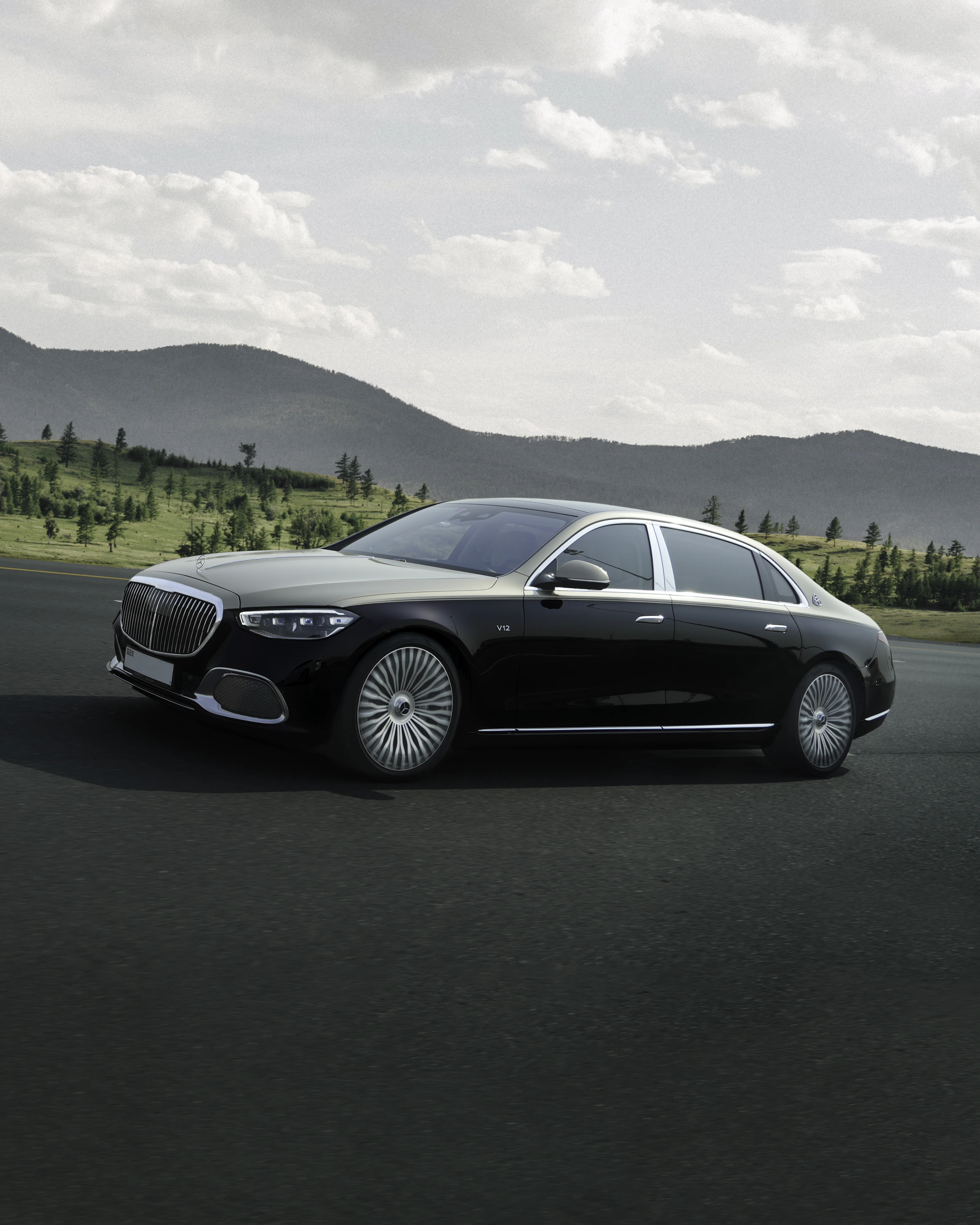 LIMOUSINE NR Luxury Sedan on Road