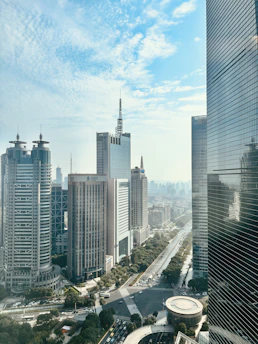 Cityscape of Abidjan showcasing modern infrastructure and vibrant business environment.