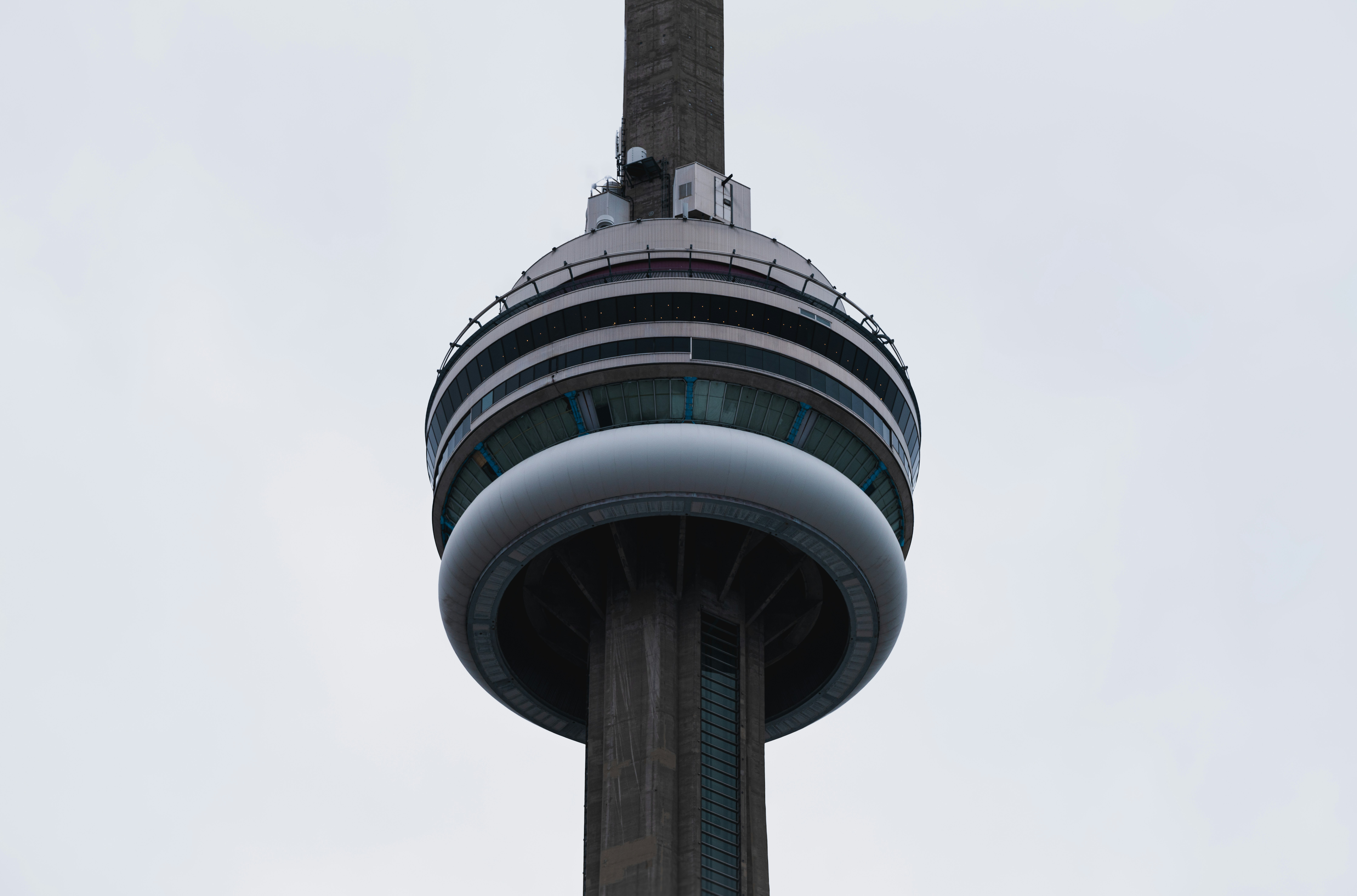 a tall tower with a clock on the top of it