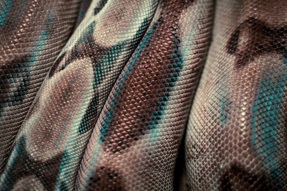 a close up of a snake skin texture