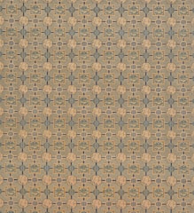 A repeating geometric pattern featuring intricate designs with floral and circular motifs. The pattern incorporates symmetrical arrangements in muted colors, evoking a vintage or traditional style.