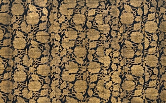 A luxurious gold foil print showcasing elegant designs.
