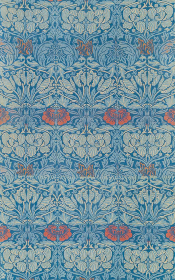 A vibrant digital pattern featuring intricate vintage botanical leaves in rich greens and warm earth tones.