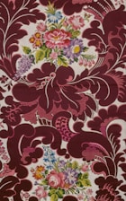 A vibrant floral print designed by Michael Rosen.