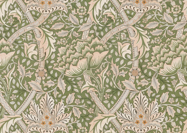 Detailed floral pattern template designed for creative coloring activities.