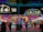 A vibrant street food market scene showcasing diverse food stalls.