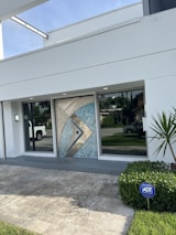 A residential home equipped with bulletproof doors for enhanced security.