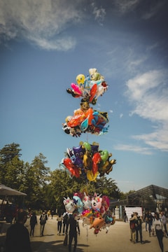 An indoor event showcasing the helium balloon in action.