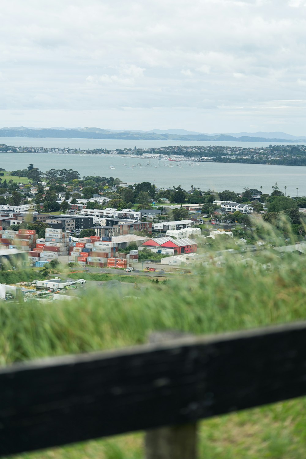 a view of a city and a body of water