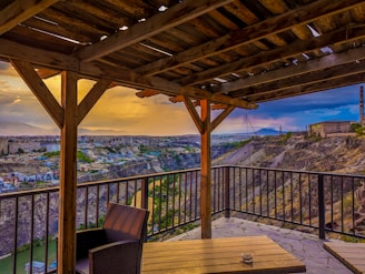 A beautiful terrace view.