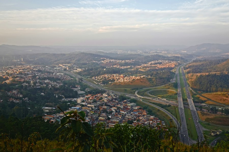 Vista aérea de bairro