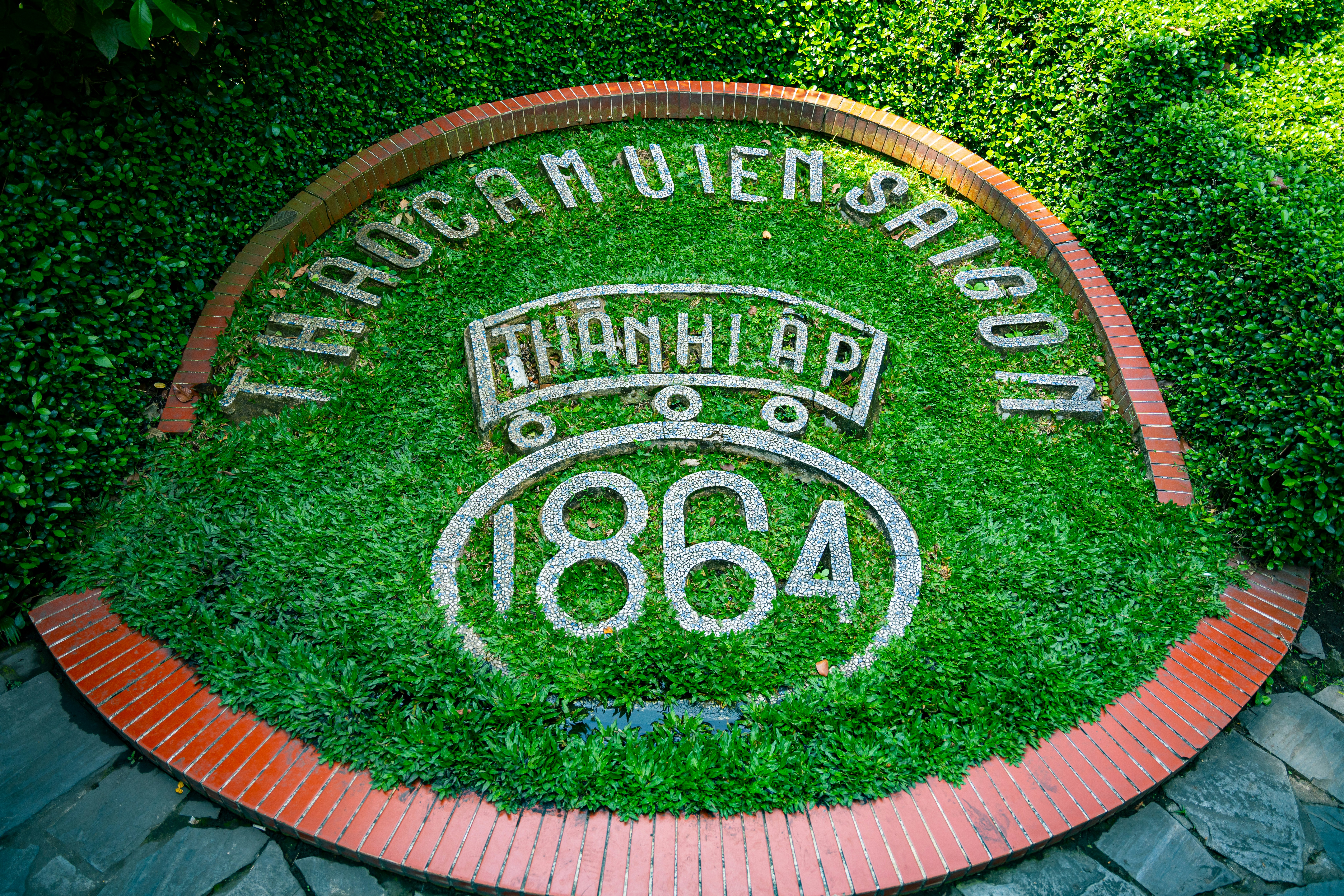 Saigon zoo logo emblem in Ho Chi Minh City, Vietnam.