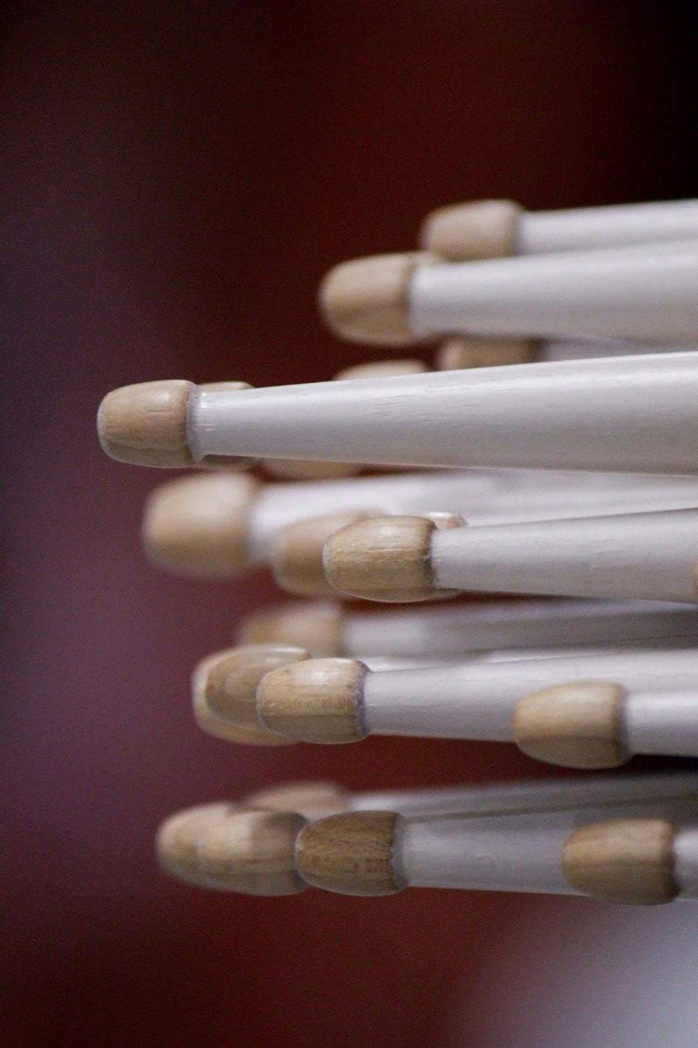 a close up of a bunch of toothbrushes