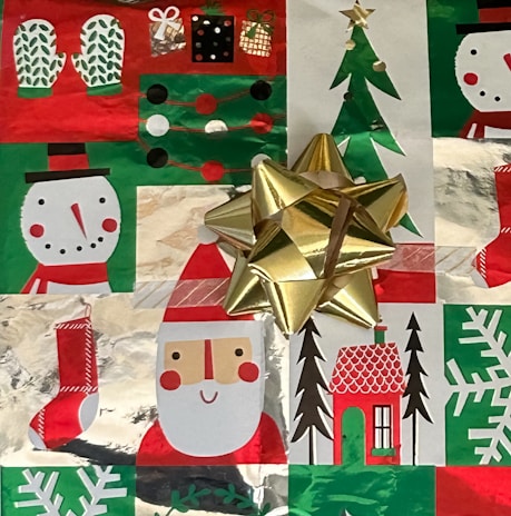 A vibrant thumbnail collage of album covers featuring winter and holiday themes.