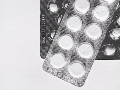 Close-up of premium pharmaceutical packaging showcasing precise die-lines and branding.