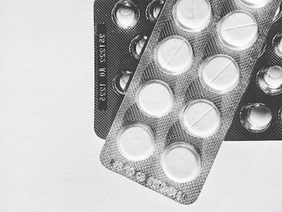 Close-up of a pharmaceutical blister pack prototype showcasing precise design details.