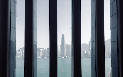 Modern downtown Tallahassee condo with large windows and city views.