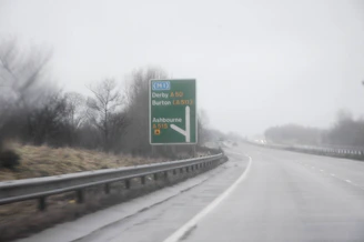 Map highlighting Derby and surrounding towns served for BCM and ECU repairs.