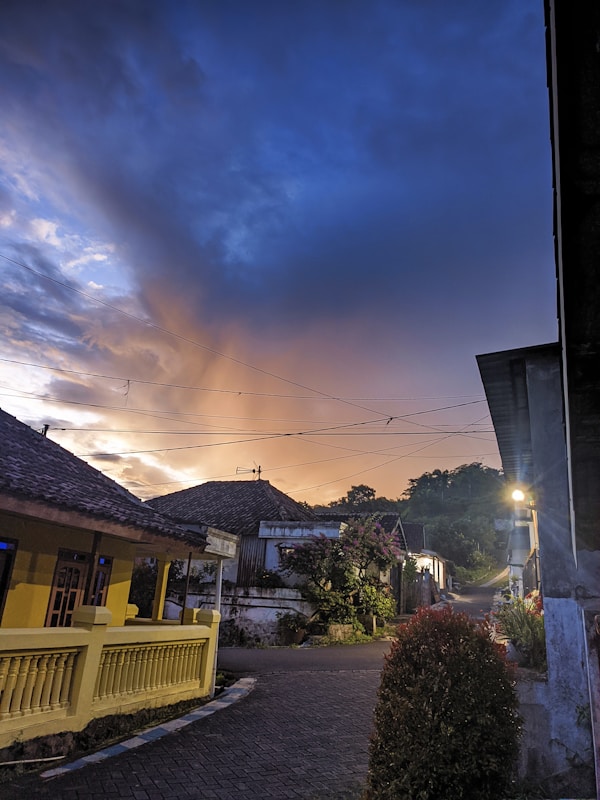 Sunset Village Print