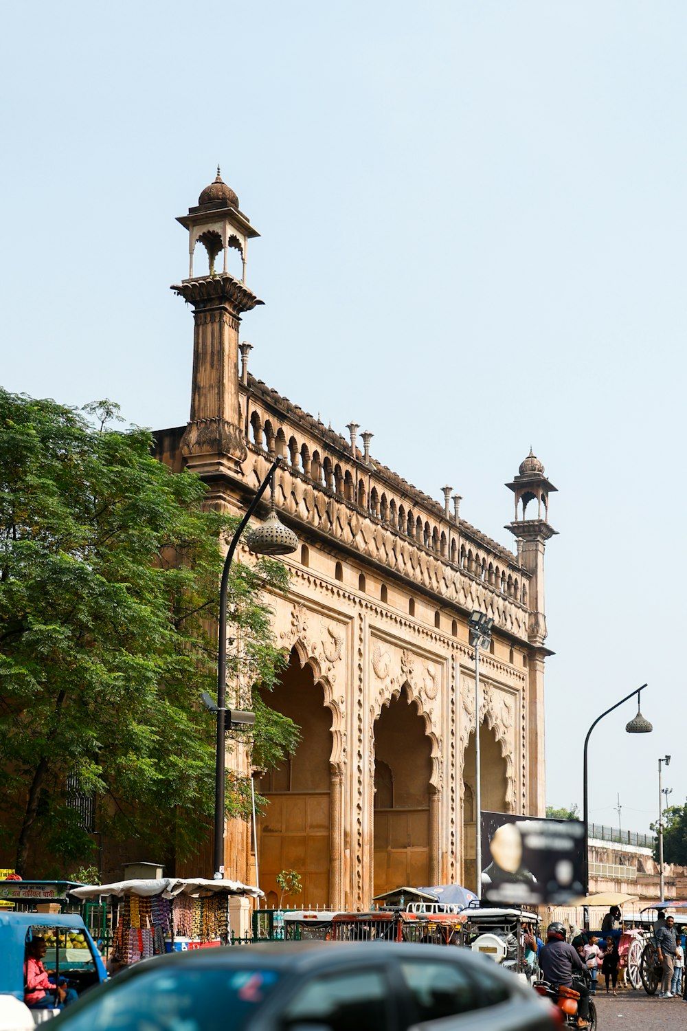 a large building with a clock tower on top of it