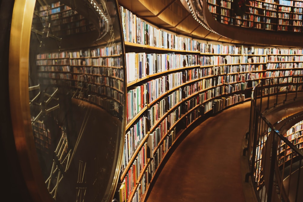 a large library filled with lots of books