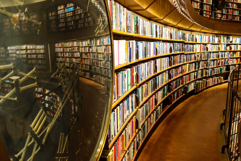 a large library filled with lots of books