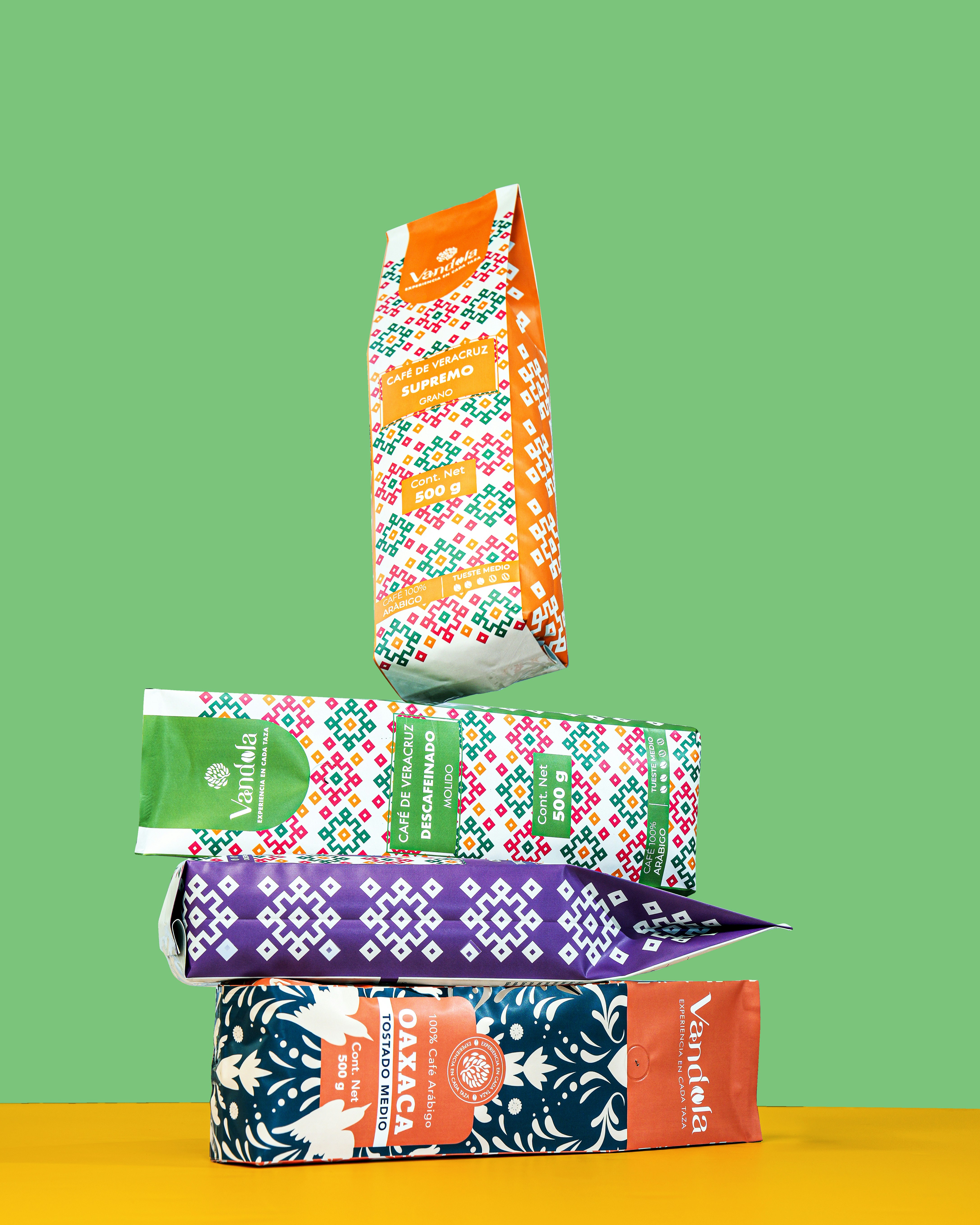 a stack of wrapped presents sitting on top of each other