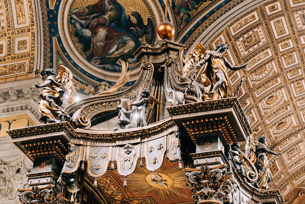 a close up of a clock on the side of a building