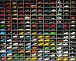 Rows of quality motor vehicle spares neatly organized on shelves at Chamwa Motors.