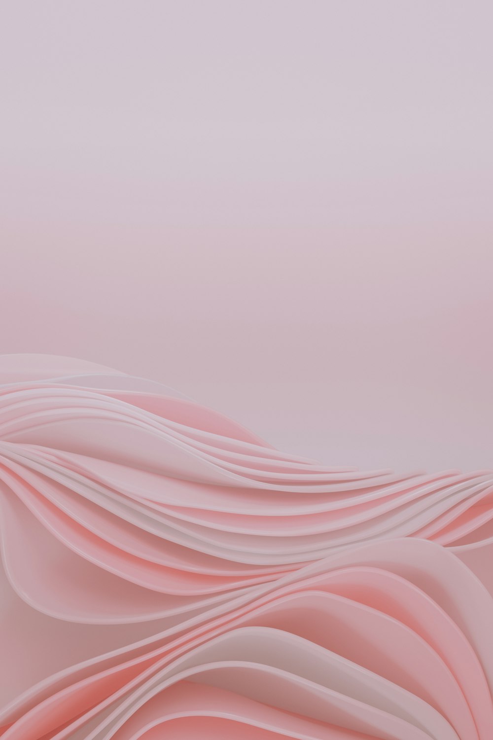 um fundo rosa abstrato com linhas onduladas